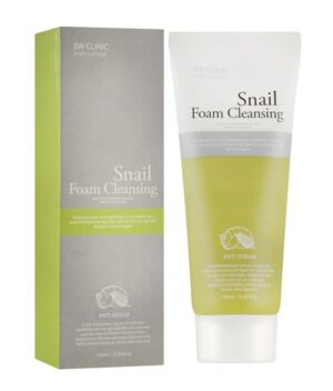 3W CLINIC Foam Cleansing Snail 100ml