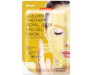 PUREDERM Golden Therapy Royal Jelly MG:Gel Mask 23g