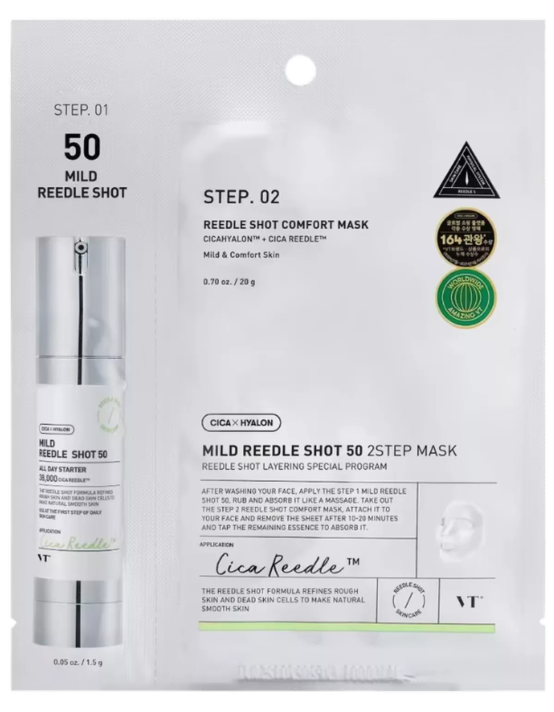 VT Mild Reedle Shot 50 2-Step Mask 1ea